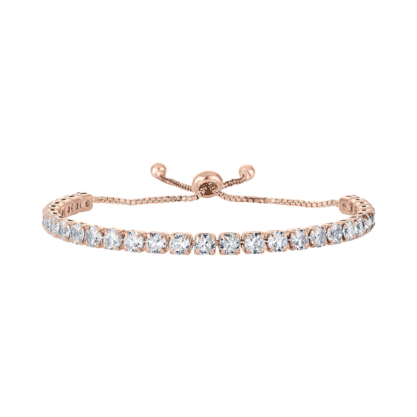 Elegant Tennis Bracelet in 18K Gold Plating