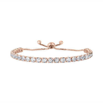 Elegant Tennis Bracelet in 18K Gold Plating