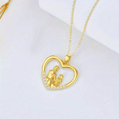 IRAMAT 1pc Fashion and Delicate Mom and Daughter Necklace,Versatile and Easy-to-wear Combine Well with Any Outfit and Best Gift For Mother's Day Gift