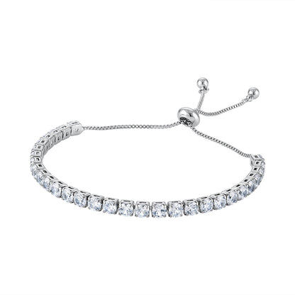 Elegant Tennis Bracelet in 18K Gold Plating