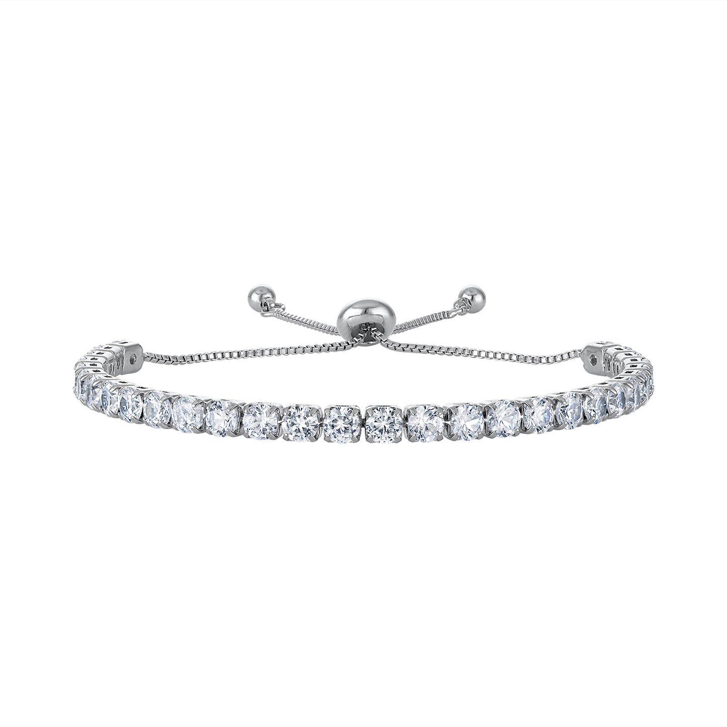 Elegant Tennis Bracelet in 18K Gold Plating