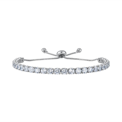 Elegant Tennis Bracelet in 18K Gold Plating