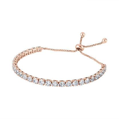 Elegant Tennis Bracelet in 18K Gold Plating