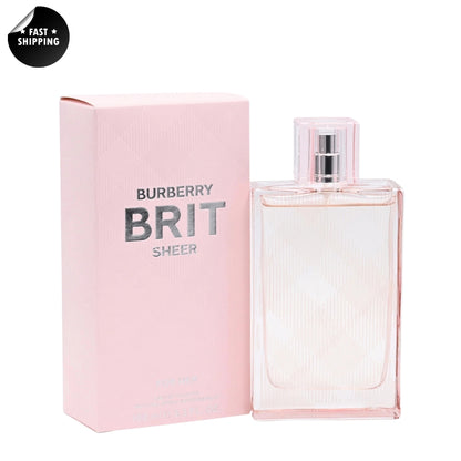 BURBERRY BRIT SHEER by Burberry Perfume for Women EDT 3.3 / 3.4 oz New In Box