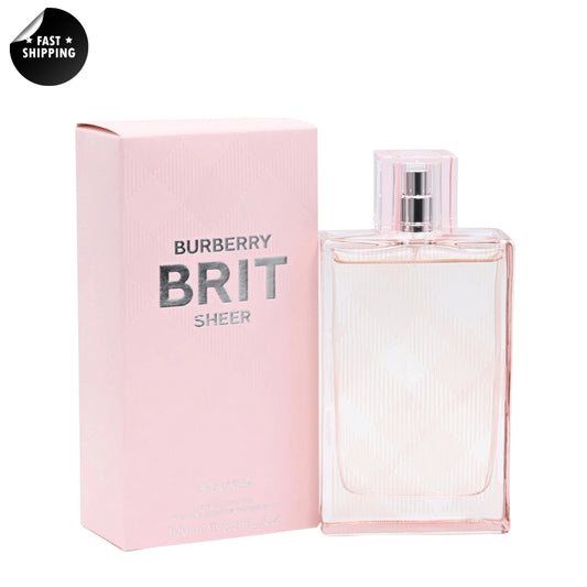 BURBERRY BRIT SHEER by Burberry Perfume for Women EDT 3.3 / 3.4 oz New In Box