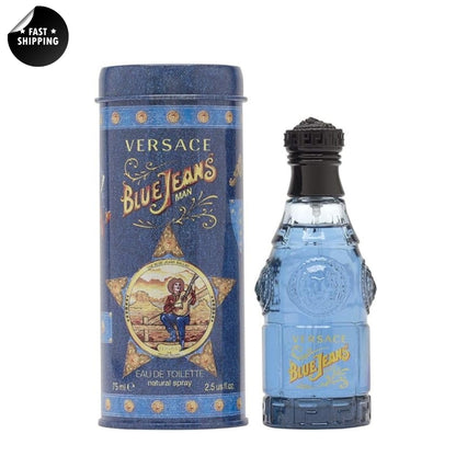 Versace Blue Jeans for Men 2.5 oz Eau de Toilette Spray
