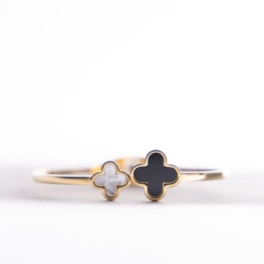 IRAMAT Gold Plated Clover Bracelet - Trendy Women's Fashion Jewelry for Casual & Formal Wear | Symbol of Elegance and Luck